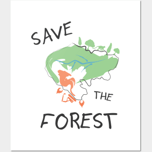 Save the Forest - Awareness Posters and Art